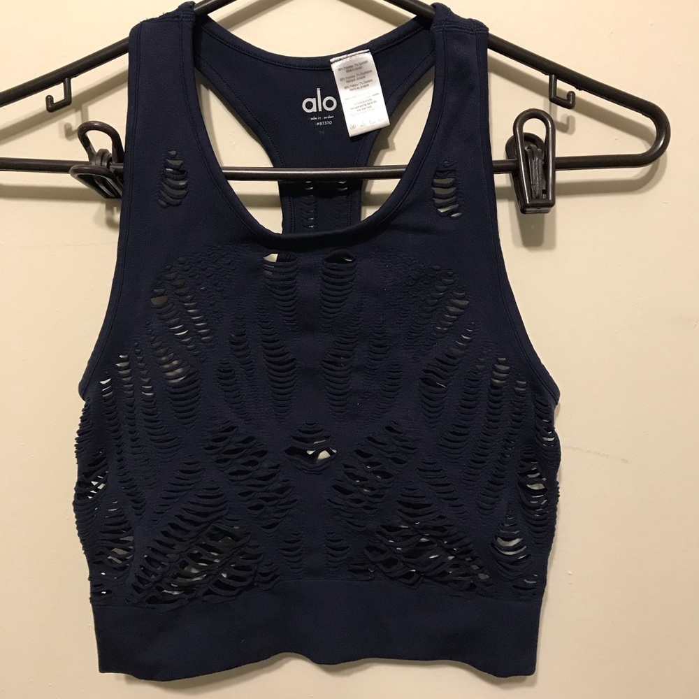 ALO sports bra / cover top